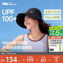 蕉下（beneunder）女士帽子冬季男25秋冬防晒帽女棒球帽大帽檐遮阳鸭舌帽四季通用黑