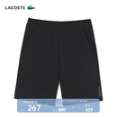 LACOSTE法国鳄鱼男装时尚休闲百搭黑色亲肤运动短裤男|GH1786 031/黑色 M 4