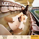 UGG秋季女士厚底魔术贴束带懒人鞋包头鞋 1166734CHE|栗色39