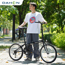 大行（DAHON）经典D6折叠自行车20英寸6速成人休闲单车 KBC061 消光黑