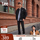 Lee【张凌赫代言】中腰锥形日常显瘦经典五袋款男牛仔裤休闲潮流 黑色(731舒适锥形版型） 32 (140-150斤可选)