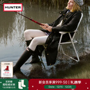 HUNTER雨靴户外露营女鞋惠灵顿经典英伦防水防滑骑士靴女长筒女靴高筒靴 哑光黑色/BLK 37