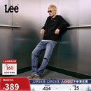 Lee726舒适直筒丹宁复古水洗蓝色男牛仔裤休闲潮流