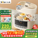 小熊（Bear）电炖锅 炖盅 隔水炖锅炖汤盅煲汤锅 燕窝炖盅婴儿煮粥 电炖盅4.1L家用3-4人微压电炖锅DDZ-J25G2