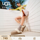 UGG秋季女士经典舒适厚底毛拖包头休闲懒人毛毛鞋勃肯鞋 1122550 SAN | 沙色 39 39码及以下建议拍大一码