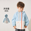 papa爬爬童装春秋小俏壳儿童外套男童女童外套户外防风防水