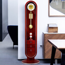 汉时（Hense）现代简约机械落地钟德国进口机芯客厅座钟报时钟表HG118 桃花心木德国五音红木色