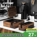 MHW-3BOMBER轰炸机带抽屉多功能咖啡敲渣盒实木手柄支架收纳吧台压粉手柄底座 多功能渣盒-58mm通用-升级版