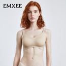 嫚熙（EMXEE）孕妇哺乳文胸内衣喂养胸衣舒适上托聚拢怀孕期喂奶文胸女 凝脂肤 L