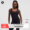 lululemon丨Wunder Train 女士宽肩带运动背心 LW1FGYS 夜蛾黑 M /8