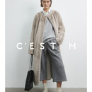 C'EST M丨OLE*CE重磅稀有天然红啡希娜蒙银蓝本色长水貂 银蓝貂本色 M 现货