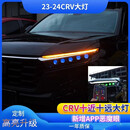 王慕怡（wangmuyi）适用于23-25款本田CRV大灯总成改装激光LED矩阵透镜炫彩恶魔眼crv 定制大灯三对澳兹姆曙雀双直射透镜LED透镜十近十远 本田CR-V/2023-2026款