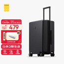 地平线8号（LEVEL8）行李箱密码拉杆箱男女托运大容量万向轮学生旅行者PC箱 24英寸黑