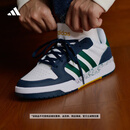 adidas ENTRAP美式校园风运动少年感复古篮球风板鞋男女阿迪达斯 白色/绿色/蓝色   42