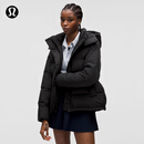 lululemon丨Wunder Puff 女士羽绒外套 防风 拒水 LW4CACS 黑色 L /10