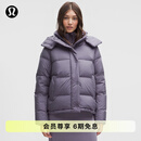 lululemon丨Wunder Puff 女士羽绒外套 防风 拒水 LW4CACS 葡萄朦胧紫 S /6