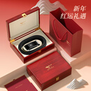 七匹狼腰带皮带男士真皮红木礼盒实用送男友老公送父亲新年礼物生日