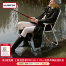 HUNTER雨靴户外露营女鞋惠灵顿经典英伦防水防滑骑士靴女长筒女靴高筒靴 哑光黑色/BLK 38