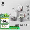 babycare儿童马桶宝宝马桶坐便器小马桶小恐龙多功能坐便器 温特绿