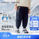 巴拉巴拉童装宝宝羽绒裤三防男女童弯刀裤2025冬加厚保暖长裤208425108212