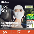 蕉下（beneunder）脸基尼女全脸防晒医美面罩防紫外线口罩高颜值骑行面罩护脸蓝烟灰