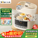小熊（Bear）电炖锅 炖盅 隔水炖锅炖汤盅煲汤锅 燕窝炖盅婴儿煮粥 电炖盅4.1L家用3-4人微压电炖锅DDZ-J25G2