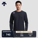 迪桑特（DESCENTE）迪桑特TRAINING系列综训训练运动健身男士长袖针织衫新品 BK-黑色 L (175/96A)