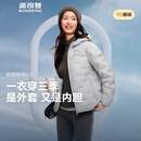 波司登鹅绒羽绒服女士秋冬轻薄连帽宽松短款内胆百搭保暖外套