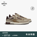 BERLUTI【年末特惠】Playoff 小牛皮和织物运动鞋 灰褐色 39.5 /055