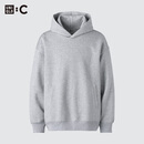 优衣库合作款男女装宽松连帽卫衣长袖运动479853 479945 479853/03灰色 L