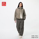 优衣库女装保暖休闲长裤/休闲裤裤子25秋冬新款479402 57 深橄榄色 M /160/68A