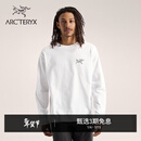 ARC'TERYX始祖鸟 KRAGG COTTON LS 透气 男子 棉质长袖T恤 石膏白/黑色 M