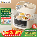 小熊（Bear）电炖锅 炖盅 隔水炖锅炖汤盅煲汤锅 燕窝炖盅婴儿煮粥 电炖盅4.1L家用3-4人微压电炖锅DDZ-J25G2