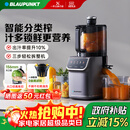 蓝宝（BLAUPUNKT）榨汁机原汁机家用渣汁分离果汁机冰淇淋机全自动大口径水果蔬菜榨汁高出汁好清洗纯汁率99%星空灰