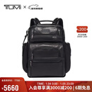 途明（TUMI）Alpha 3男士商务高端时尚皮革双肩包黑色 新年礼物