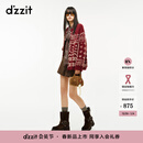 DZZIT地素休闲短裤2026春季新款美拉德仿麂皮宽松直筒裤子女3K1QB339W 棕色 M