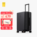 地平线8号（LEVEL8）行李箱密码拉杆箱男女托运大容量万向轮学生旅行者PC箱 24英寸黑