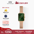 丹尼尔惠灵顿（DanielWellington）DW女士手表小绿表时尚欧美表经典复古小方表圣诞礼物DW445
