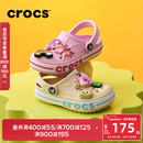 卡骆驰（CROCS）贝雅卡骆班儿童洞洞鞋沙滩鞋男女童包头拖鞋/207018/207019 芭蕾粉/糖果粉-6TG 26 (155mm)