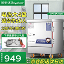 荣事达（Royalstar）商用蒸饭柜厨房餐厅大容量蒸柜电蒸炉蒸饭箱商用蒸箱单门双门蒸包炉蒸饭器蒸饭车蒸饭机食堂蒸箱 【京仓配送】电热大4盘220V|标配4个蒸盘