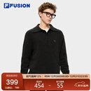 FILA FUSION斐乐潮牌情侣款编织衫2025冬季休闲宽松套头毛衣