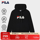 FILA斐乐官方情侣款连帽卫衣2025秋季休闲宽松针织长袖上衣