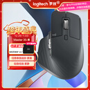 罗技（Logitech）大师系列 MX Master 3S 无线蓝牙鼠标 人体工学 办公 静音鼠标 高端 石墨黑 带无线接收器