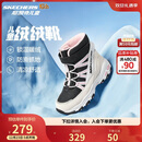 Skechers斯凯奇儿童绒绒靴儿童搭扣加绒靴子女童雪地靴保暖棉鞋664200L