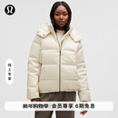 lululemon丨Wunder Puff 女士羽绒外套 *光泽 LW4CMSS 浅象牙白 线上专售 S /6