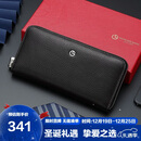 金利来手包大容量手拿包信封包男款拉链礼盒手抓包 圣诞礼物送礼