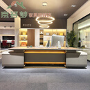 京多梦总裁大班台办公桌老板桌现代轻奢感董事长桌椅组合 2.4米老板桌