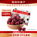 京鲜生 智利Lapins车厘子3J级 5斤礼盒装果径约30-32mm 水果年货礼盒
