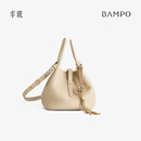 半坡饰族（bampo）回响菜篮子包 头层牛皮水桶2026新款轻奢单肩斜挎手提包38礼物 茯苓白112