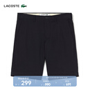 LACOSTE法国鳄鱼男装修身版简约休闲日常百搭经典百慕大短裤|FH0145 HDE/深蓝色 42 175